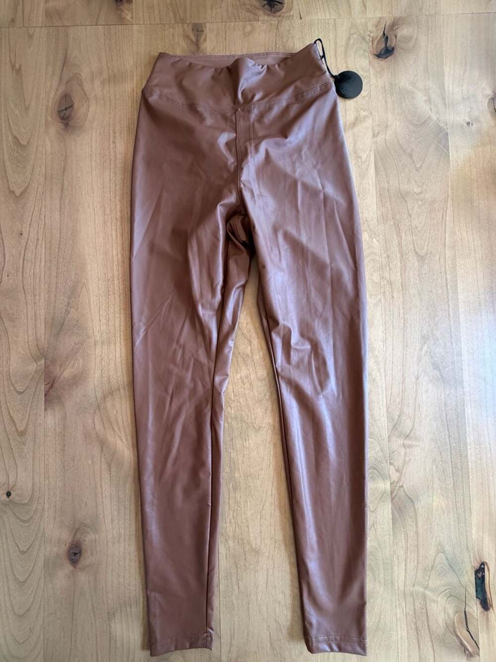 Offline by Aerie Real Luxe Hi-Rise Legging Faux Leather Brown M